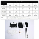 Nun Cosplay Costume Women Black Uniform Dress Halloween Masquerade