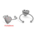 10pcs Adjustable Stainless Steel Ring Settings Blank Base For Jewelry