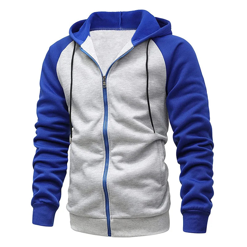 Men's Casual Jacket Zipper Hoodie With Pocket All Elite Wrestling Print