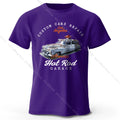 Custom Car Club T-Shirt Embossed Logo 100% Cotton Unisex Tee