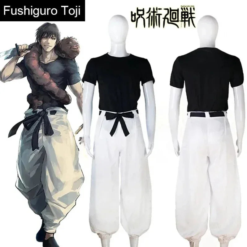 Touji Fushiguro Cosplay Costume Wig Uniform For Men Women