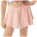 Girls Yoga Sports Skirt Breathable Lightweight Fitness Running Skirt Pants