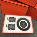 European Ceramic Coffee Cup Set With Plates And Gift Box