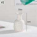 Ceramic Vase White Nordic Flower Pot Decorative Home Decor