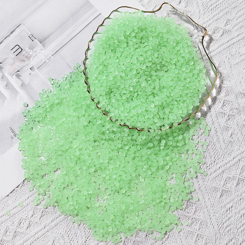 1000pcs Glow In The Dark Sand Mini Pebbles For Garden Aquarium