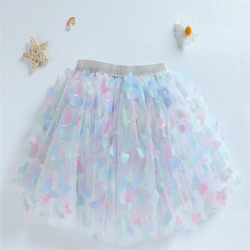 Baby Girl Tutu Skirt Elastic Waist Ballet Party Dress Swing Skirt