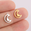 5pcs Stainless Steel Tree Of Life Charms For Jewelry Crafting