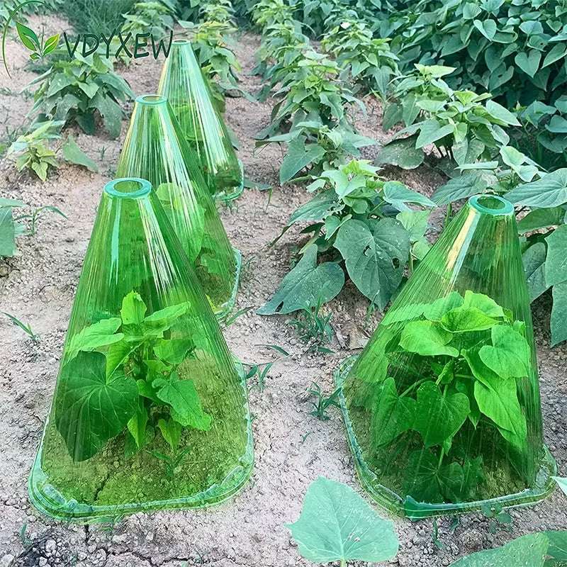 30pcs Garden Plant Cloches Square Covers Reusable Plant Protection