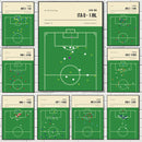 Football Canvas Wall Art Golden Goal Soccer Sports Poster Print