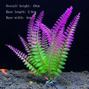 Artificial Aquarium Plants Green Plastic Underwater Fish Tank Decor