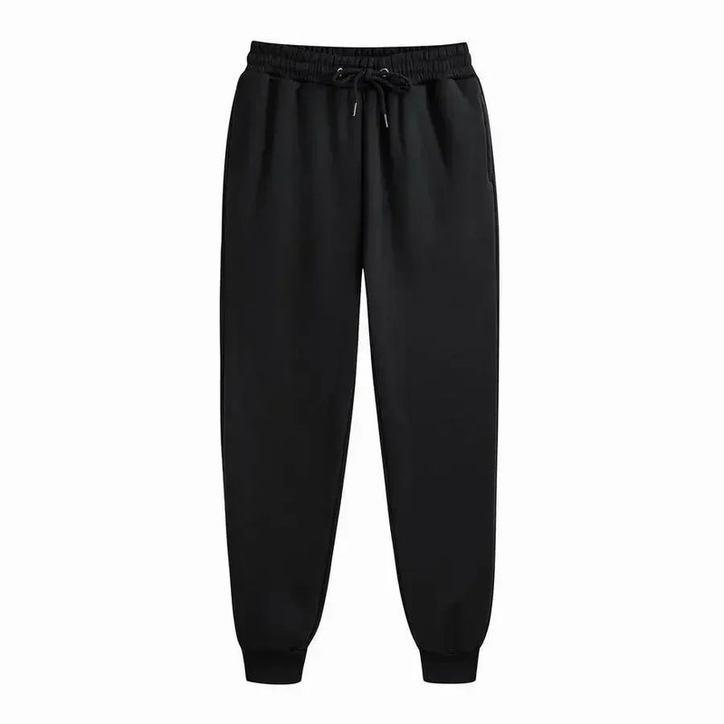 Men's Casual Sweatpants Fleece Jogging Pants Loose Streetwear Trousers