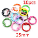 Colorful Mixed Alloy Jump Rings Lobster Clasp DIY Jewelry Making Supplies