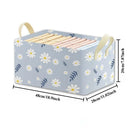 Clothes Organizer Storage Box Foldable Waterproof Steel Frame Design