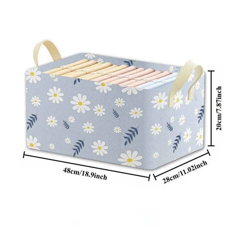 Clothes Organizer Storage Box Foldable Waterproof Steel Frame Design