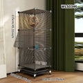Birdcage Metal Mesh Parrot Pigeon Starling Villa Cage Acacia