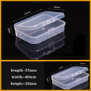Plastic Organizer Box Clear Compartment Storage For Jewelry Tools