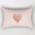 Nordic Pink Checkered Striped Cushion Pillowcase For Office Living Room