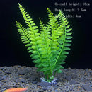 Artificial Aquarium Plants Green Plastic Underwater Fish Tank Decor