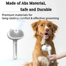 Steam Spray Dog Grooming Brush For Gentle Pet Hair Care