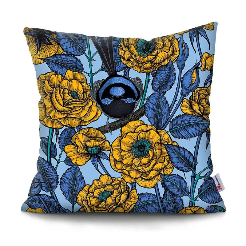 45x45CM Tropical Plant Parrot Sofa Cushion Cover Set Decorative