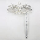 Venetian Masquerade Mask With Holding Stick For Womens Party