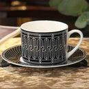 European Ceramic Coffee Cup Set With Plates And Gift Box