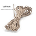 3MM 5M Faux Suede Leather Cord Flat Velvet Beading Thread Cord