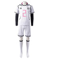 Blue Lock Shidou Ryusei Cosplay Costume Sportswear Set Wig Shorts