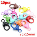 Colorful Mixed Alloy Jump Rings Lobster Clasp DIY Jewelry Making Supplies