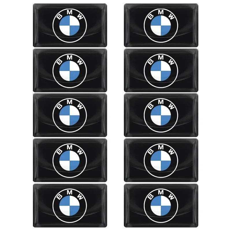 Carbon Fiber Steering Wheel Emblem 2 5 10 Pcs For BMW F30 F10 X5 X6