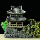 Resin Aquarium Ornament Fish Tank Landscape House Decoration Model