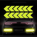 12 Pcs Reflective Sign Tape Safety Warning Stickers For Vehicles