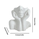 Human Ceramic Vase Scandinavian Art Statue Tabletop Home Decoration