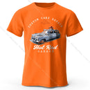 Custom Car Club T-Shirt Embossed Logo 100% Cotton Unisex Tee