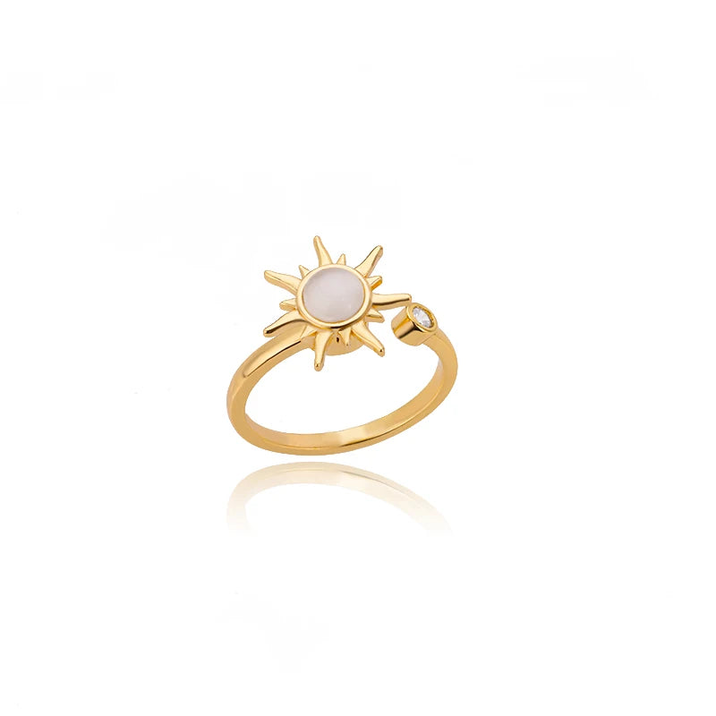 316L Stainless Steel Rings For Women Gold Color Classic Wedding Couple Rings