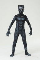 Black Panther Cosplay Costume Kids Boys Girls Jumpsuit Bodysuit
