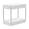 Under Sink Storage Organizer 2 Tier Drawer Rack For Bathroom Kitchen