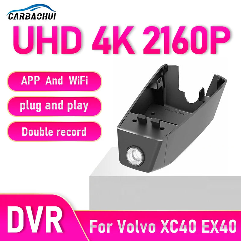 Volvo XC40 Dash Cam Front And Rear WIFI Car DVR Recorder
