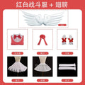 Cardcaptor Sakura Cosplay Costume Kinomoto Sakura Pink Dress Wig Set
