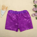 Toddler Birthday Shorts Sparkly Sequins Elastic Waist Party Pants