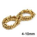 Gold Plated Hematite Beads Star Heart Shapes Loose Jewelry Beads