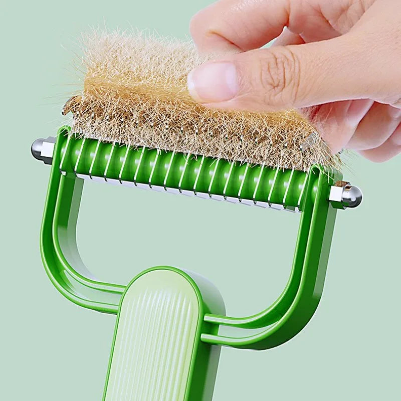 Dog Grooming Brush Double-Sided Pet Hair Remover Comb For Dogs Cats