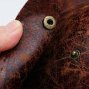 Brown Faux Leather Pirate Hat Triangle Cosplay Costume Accessory