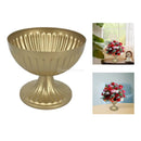 Metal Vase Golden Decorative Flower Arrangement Sculpture Ornament