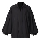 Mens Pirate Shirt Medieval Renaissance Costume Fluffy Sleeve Vintage Style