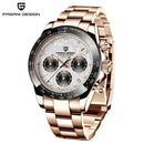PAGANI DESIGN Men's Luxury Quartz Watch Chronograph Waterproof VK63