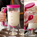900mL Pancake Batter Dispenser With Measuring Labels For Baking