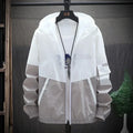 Waterproof Hooded Jacket Men Women Quick Dry Sun Protection Windbreaker