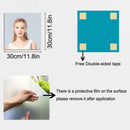 4pcs 3D Mirror Wall Stickers 30x30cm Thick Self-adhesive Decor