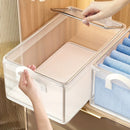 Stackable Closet Organizer Fabric Storage Box With Steel Frame Handle